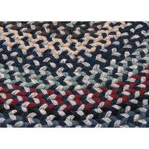 Winthrop Winter Blues 4 ft. x 6 ft. Braided Area Rug