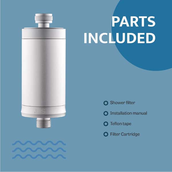 Shower filter with arm with head full set ready to use - Removes 99%  Chlorine