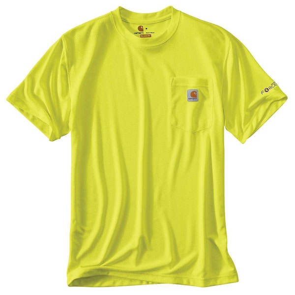Carhartt Personal Protective Regular Medium Brite Lime Polyester Short-Sleeve T-Shirt