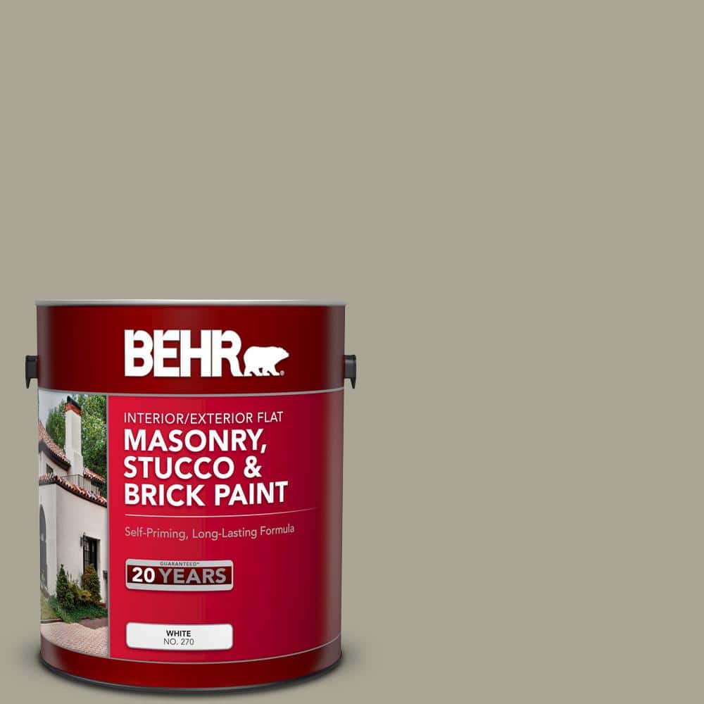1 gal. #N350-4 Jungle Camouflage Flat Interior/Exterior Masonry, Stucco and