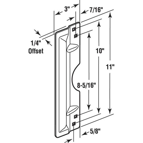 thumbnail image 2 of Pair Of OEM Jeep Wrangler YJ (1991-1995) Door Striker Latch Guard Cover Plates - LH & RH 2 of 6
