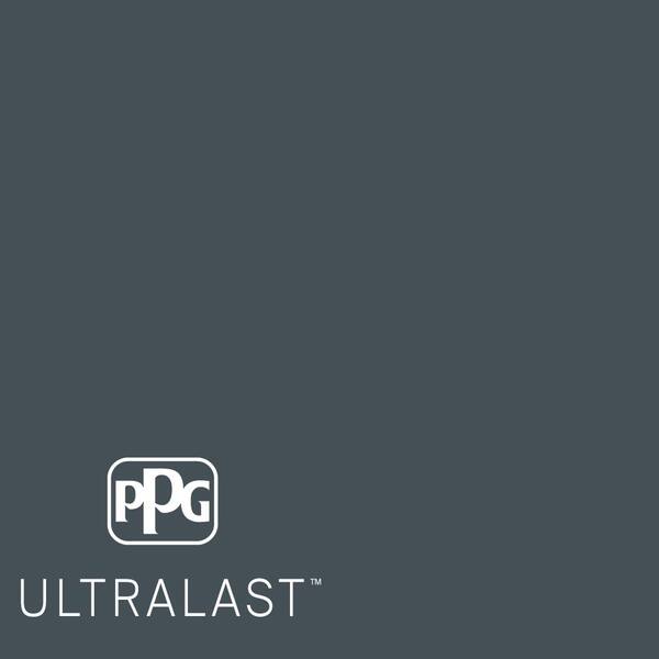 PPG UltraLast 1 qt. #PPG1035-7 Obsidian Matte Interior Paint and Primer