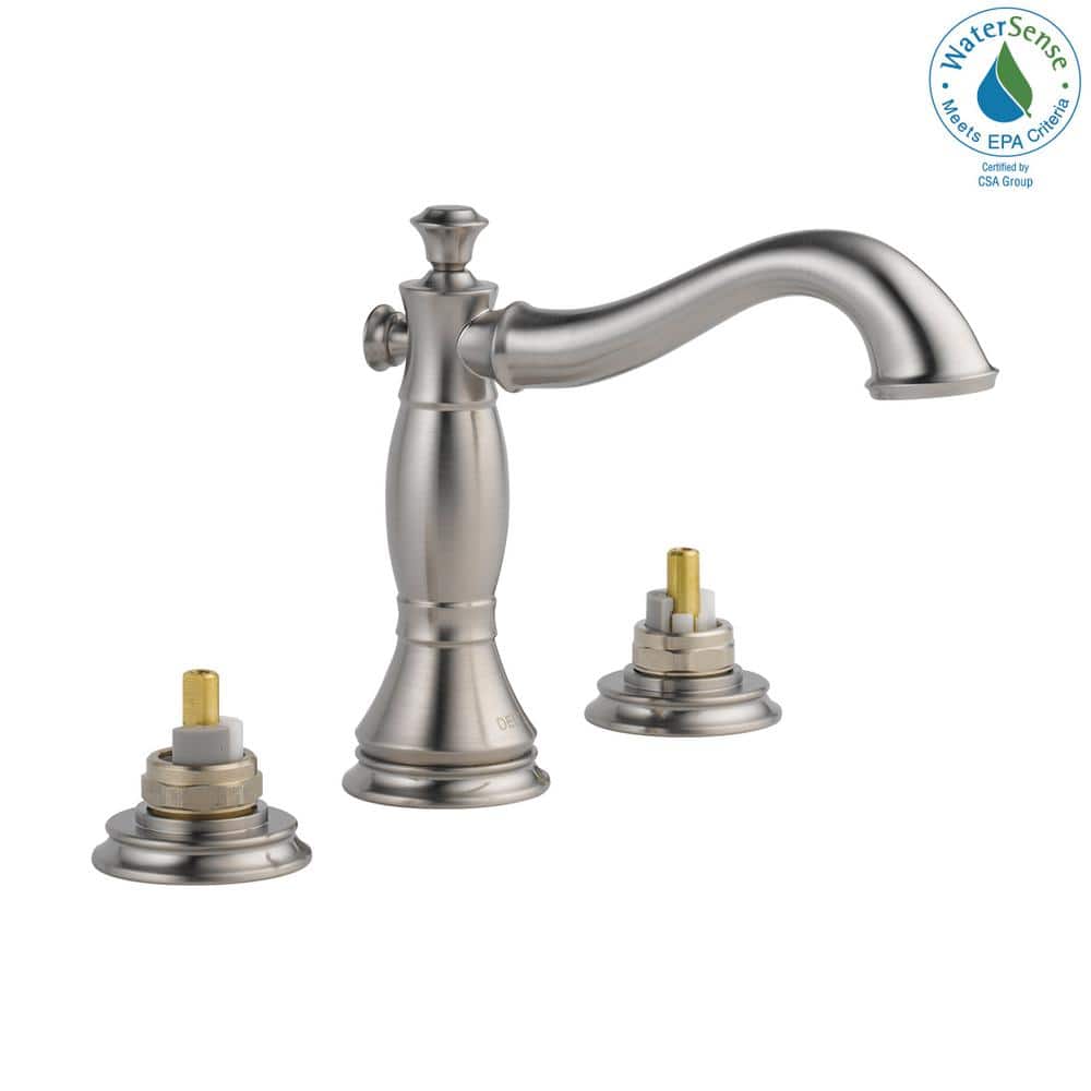 Elegant Cassidy Stainless Steel Widespread Bathroom Faucet