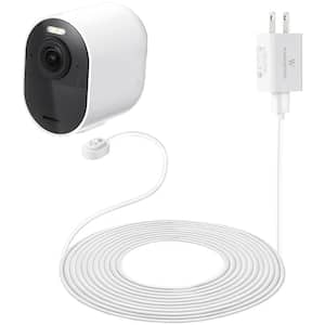 Arlo Ultra/Ultra 2 and Pro 3/Pro 4 Outdoor 25 ft. Magnetic Charging Cable with Quick Charge Power Adapter (White)