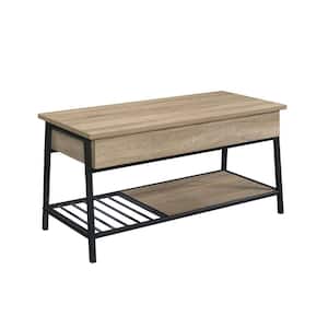 North Avenue 38 in. Charter Oak Medium Rectangle Composite Coffee Table with Lift Top