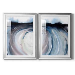 Geode Valley I by Wexford Homes 2 Pieces Framed Abstract Paper Art Print 30.5 in. x 42.5 in. . .