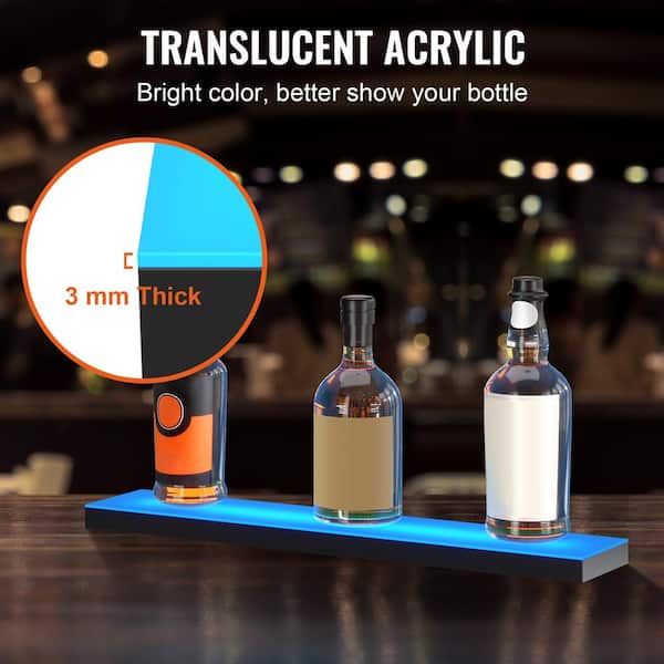 Amazon.com: VEVOR LED Lighted Liquor Bottle Display Shelf