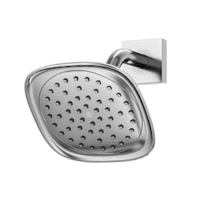 HydroMersion 1-Spray Pattern 7 in. Wall Mounted Fixed Showerhead with 2.0 GPM Flow Rate in Polished Chrome