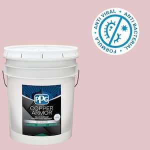 5 gal. PPG1053-3 Powdered Petals Eggshell Antiviral and Antibacterial Interior Paint with Primer