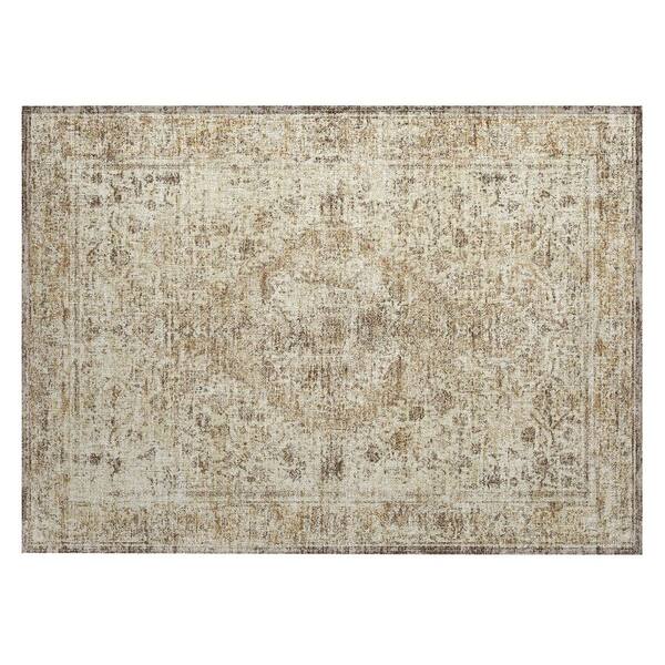 Chantille Machine Washable Indoor/Outdoor Abstract ACN3171 Wheat 2 ft. x 3 ft. Accent Rug