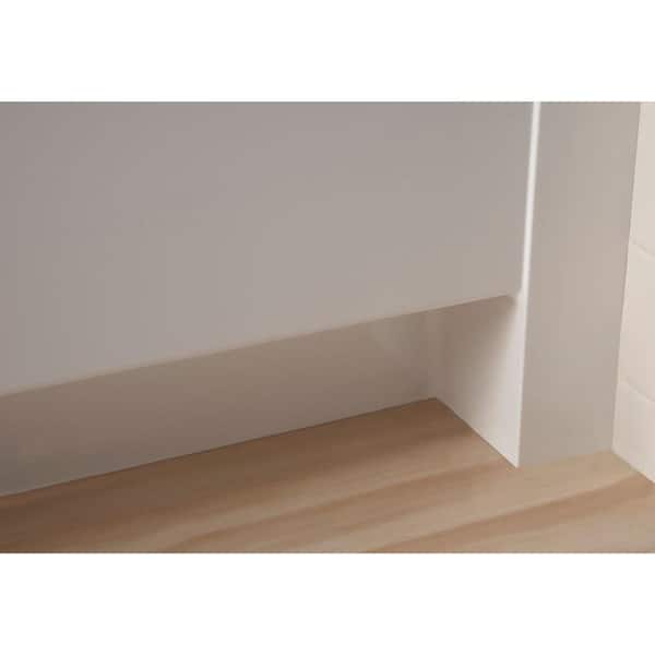 Lawson 5 ft. Rectangular Drop-in Reversible Drain Decked Bathtub in White Lawson 5 ft. Rectangular Drop-in Reversible Drain Decked Bathtub in White