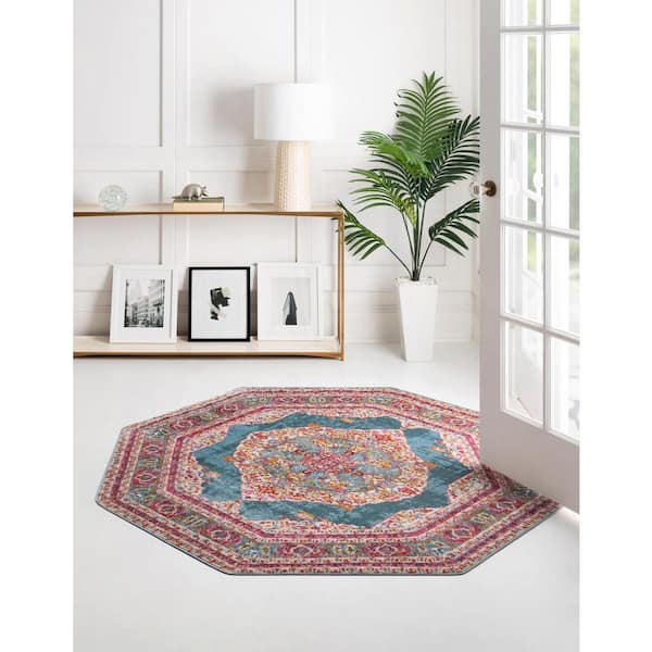 Baracoa Regla Turquoise 8' 2 x 8' 2 Area Rug