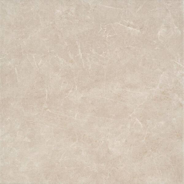 EMSER TILE Havana Cream 12.28 in. x 12.28 in. Matte Stone Look Ceramic ...