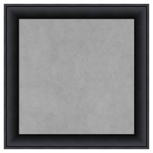 Nero Black 19 in. x 19 in. Framed Magnetic Board