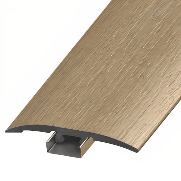 ASPEN FLOORING Newton 1/4 in. Thick x 2 in. Width x 94 in. Length 3-in-1 T-Mold, Reducer, and End Cap Vinyl Molding