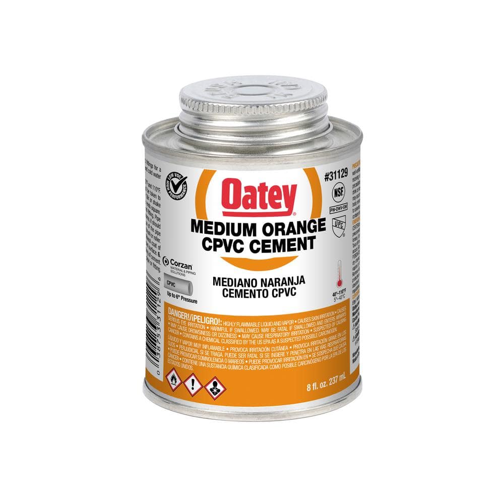 Oatey CPVC Cement 8 oz. Orange