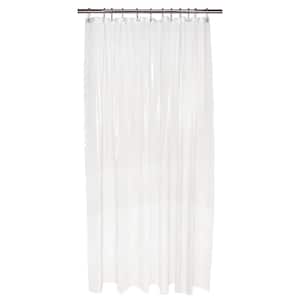 9G Mildew Resistant 70 in. W x 72 in. L Clear Shower Curtain Liner