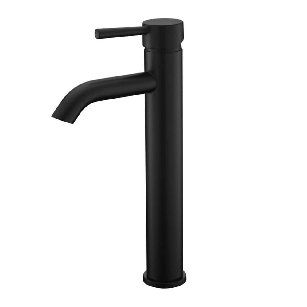 Ultra Faucets Euro Single Hole SingleHandle Tall Vessel Bathroom Sink