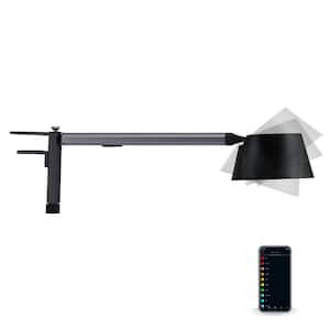 Verve Designer Smart Clamp Light, Works with Alexa, Fits Cubicles & Headboards, Auto-Circadian Mode