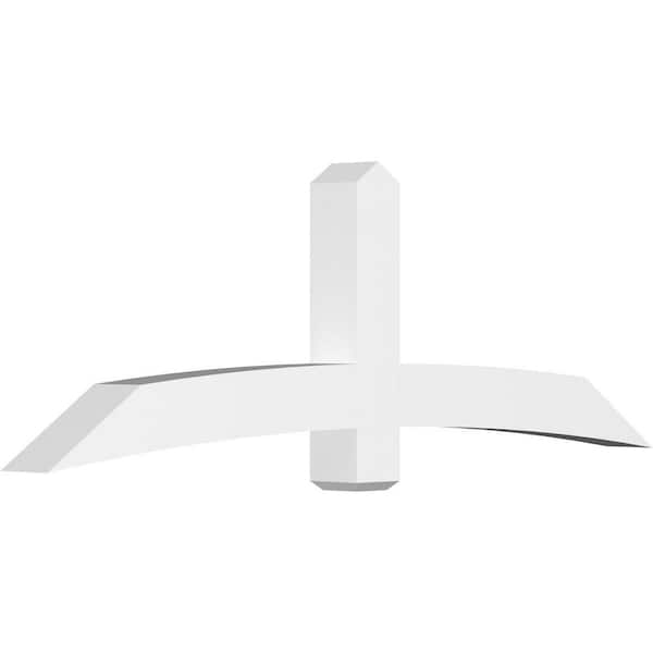 Ekena Millwork Bellingham 84 in. W x 28 in. H x 6 in. D Signature Polyurethane Bracket
