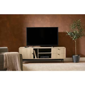 Mezzy Natural Oak 65 in. TV Stand