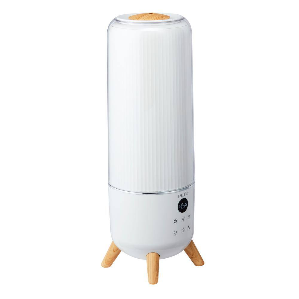 White Ultrasonic Cool Mist Humidifier with Digital Control