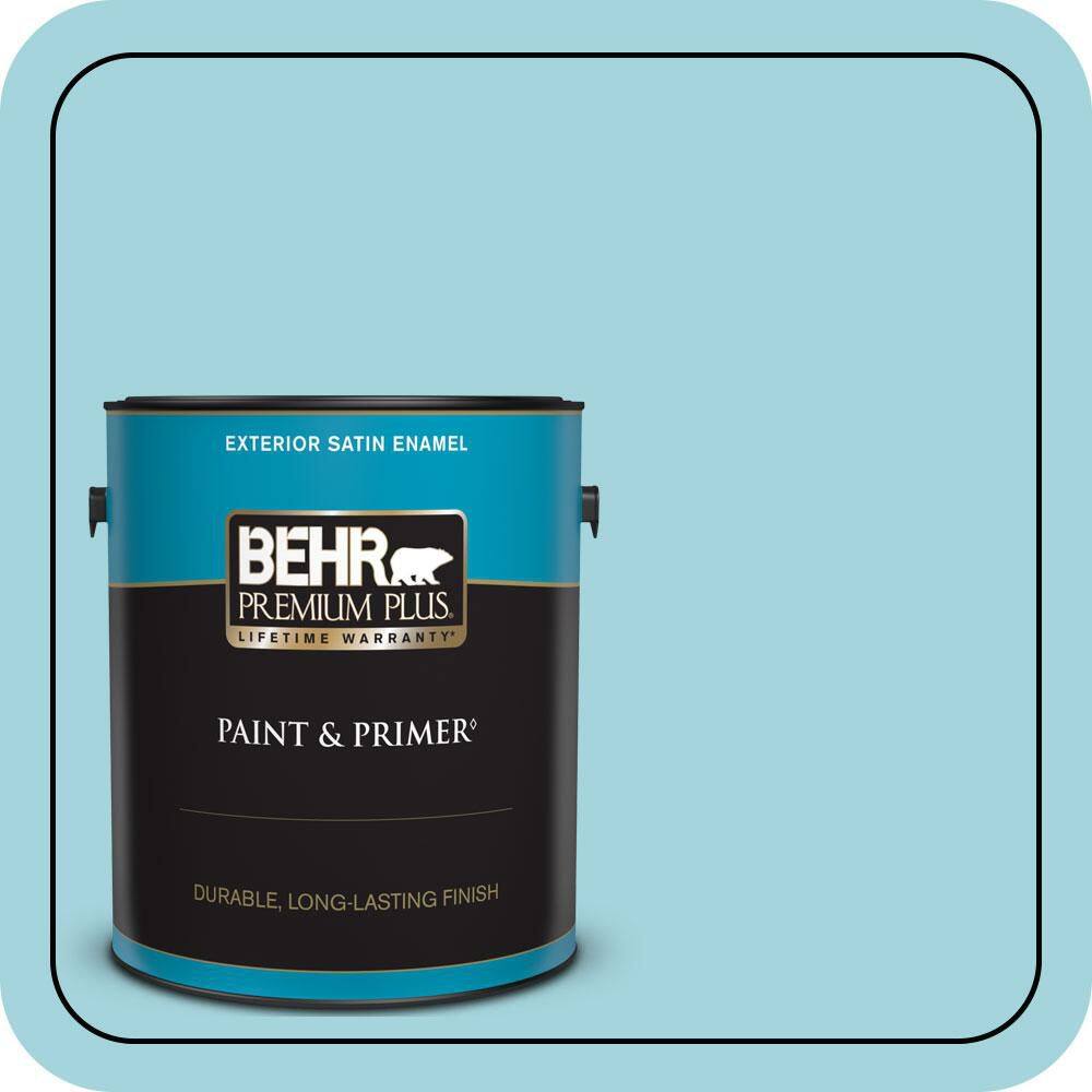 1 gal. #M470-3 Midwinter Mist Satin Enamel Exterior Paint & Primer price history on PriceWatchPro