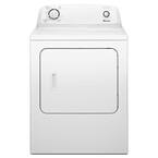 6.5 cu.ft. vented Front Load Electric Dryer in White with Wrinkle Prevent Option