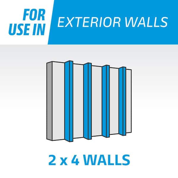 Knauf Insulation Ecobatt R-13 Kraft Faced Fiberglass Insulation Batts 3.5