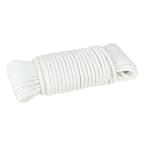 1/8 in. x 50 ft. Paracord Rope, White