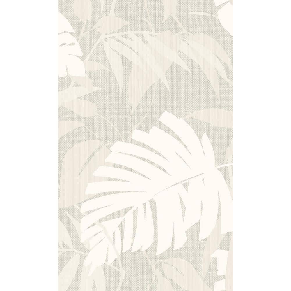 Almond Wisp Palm Leaves Botanical Printed Non-Woven Paper Non-Pasted Textured Wallpaper 60.75 sq. ft. price history on PriceWatchPro