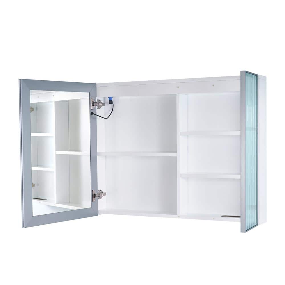 3 inch x 21.875 inch Tempered Glass Medicine Cabinet Replacement Clear Shelf (3 Pcs)
