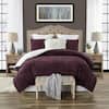 swift home Premium Ultra-Soft 3-Piece Grey Faux Fur Reverse to Sherpa  Full/Queen Comforter and Sham Set SHCM3-002-FQGR - The Home Depot