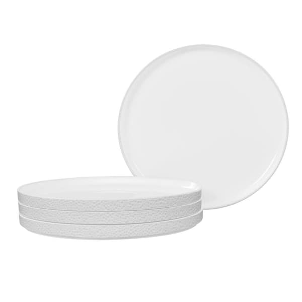Noritake Colortex Stone White 7.5 in. Porcelain Salad Plates, (Set of 4)