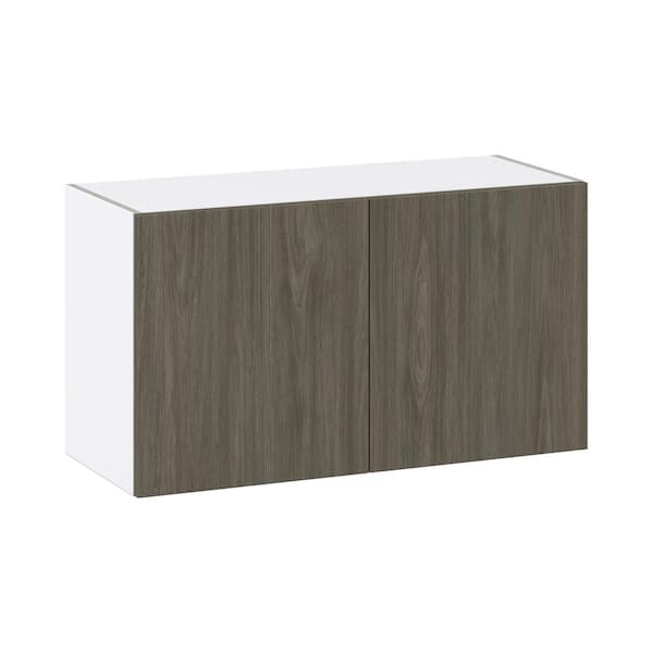 J COLLECTION 36 in. W x 14 in. D x 20 in. H Medora Textured Slab Walnut ...