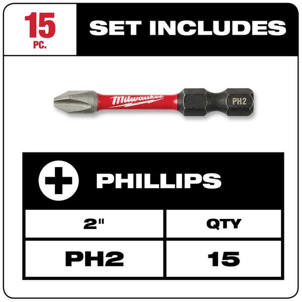 Drill Bits No2 Pozi Drive Electric Manual Screw driver Phillips Bit Driver 5 pc 