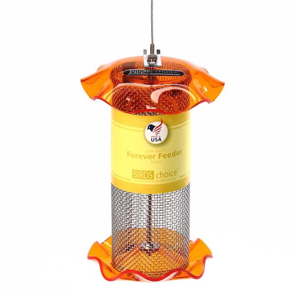 BIRDS choice 1 Qt. Orange Nyjer Forever Feeder