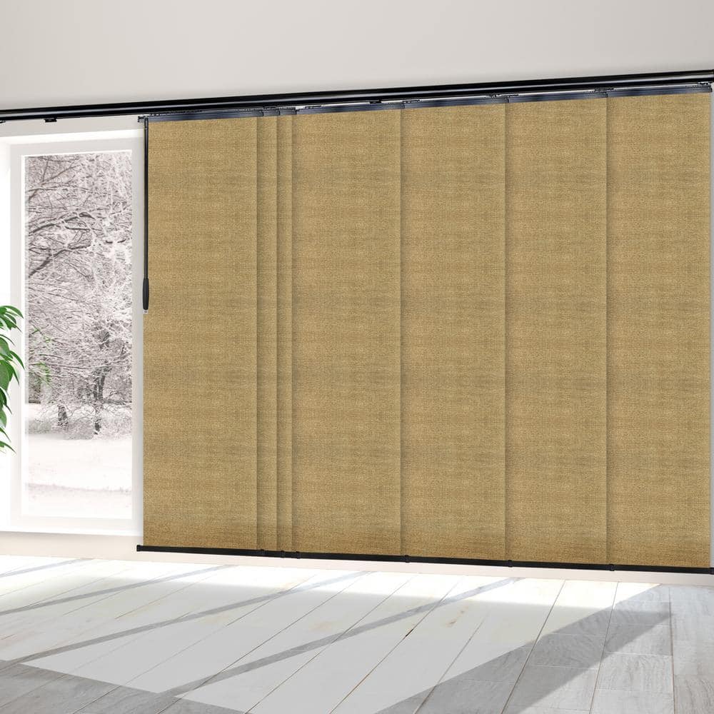 Medallion 110 in. - 153 in. W x 94 in. L 7-Panel Black Single Rail Panel Track with 23.4 in. Slates price history on PriceWatchPro