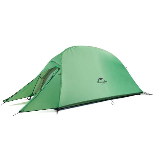 Cesicia 1-Person Easy Up Camping Sport Dome Tent in Green