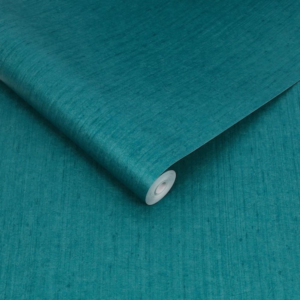 Tisbury Teal Wallpaper 120392 - The Home Depot