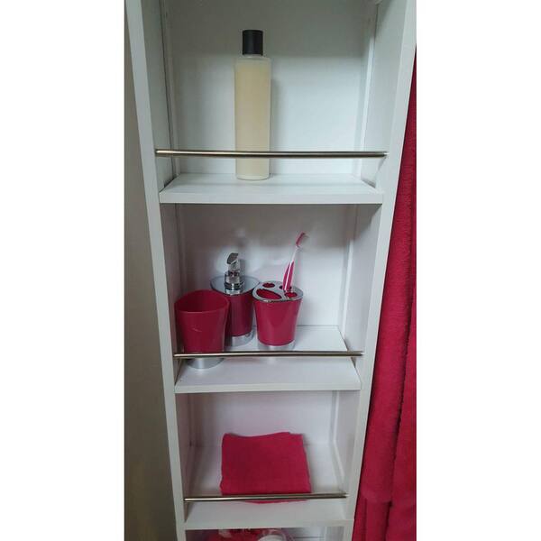 Free Standing Linen Tower Mirror, Swivel Storage Cabinet With Mirror