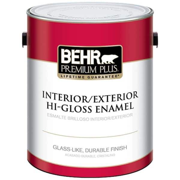 BEHR PREMIUM PLUS 1 gal. Deep Base Hi-Gloss Enamel Interior/Exterior Paint