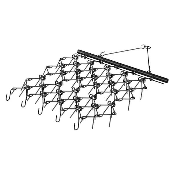 Drag Harrow 4 in. x 4 in. Heavy-Duty Chain Harrow with 69 Teeth ATV UTV Tractor Attachments Field Drag Mat