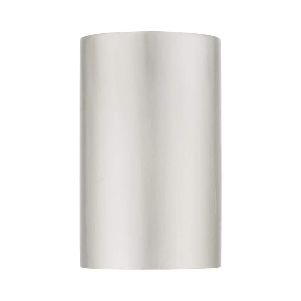 Brushed Nickel Dimmable Direct Wired Electric Sconce
