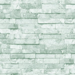 Falkirk Ophia Slate White Vinyl Peelable Roll (Covers 57 sq. ft.)