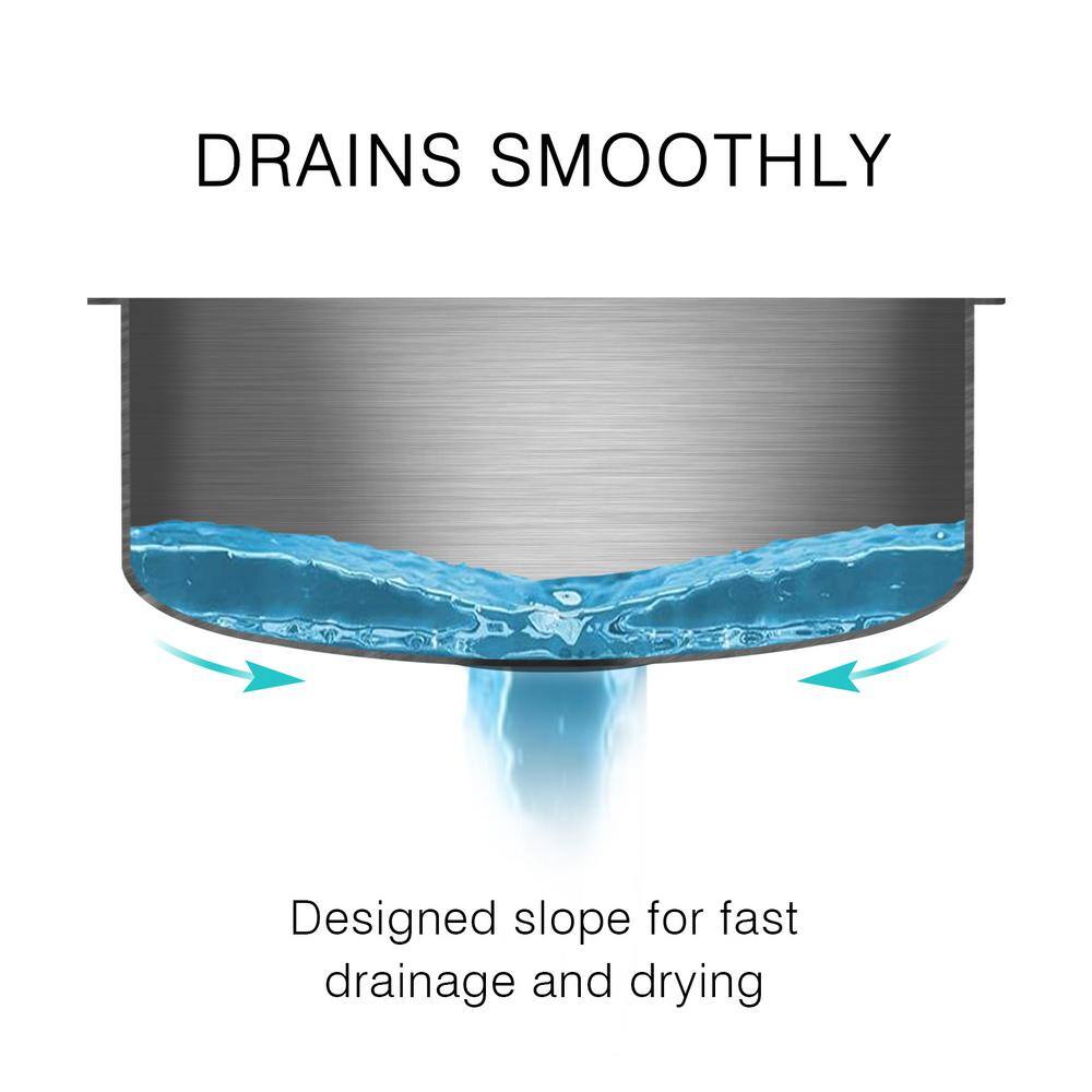JASSFERRY 30" Satin Stainless Steel Undermount Kitchen Sink