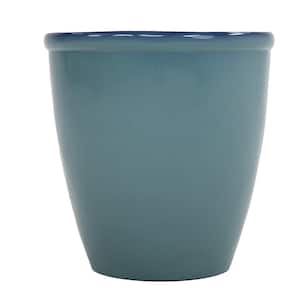 AquaPots Lite Urban Parkside 17.5 in. W x 18.3 in. H Turquoise Composite Self-Watering Pot