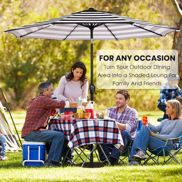 Amazon.com : QZQHNYJ 2.8M Garden Parasol Table Umbrella, 8