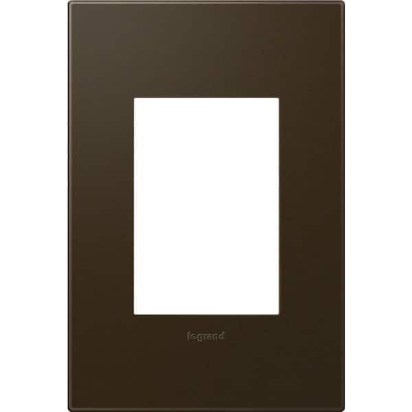 Legrand adorne 1 Gang Plus Decorator/Rocker Wall Plate, Bronze (1-Pack)