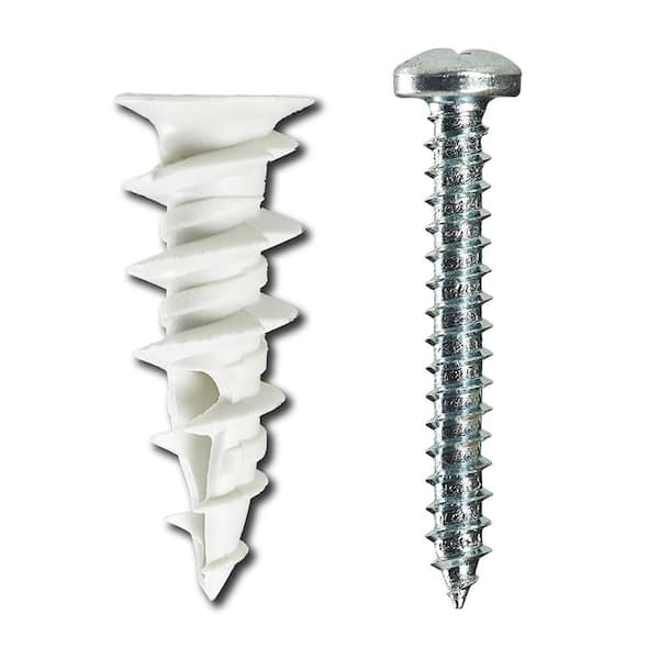 #6 Nylon Anchor with Screws (Pack-100)